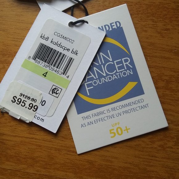 Calvin Klein NWT black white gray swimsuit size 4 - Picture 12 of 13